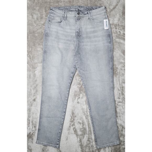 Old Navy Vintage Slim Gray High Rise Straight Leg Jeans Womens Size 6 NWT - Picture 2 of 16